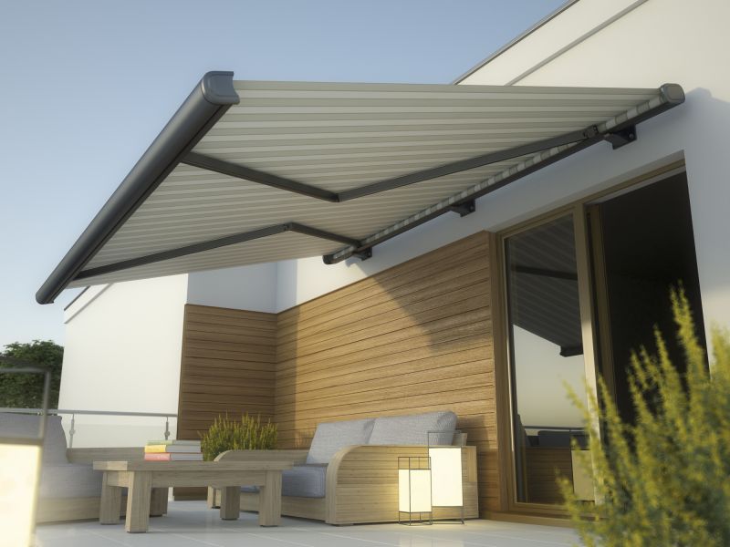 Outdoor Dining with Fabric Awnings